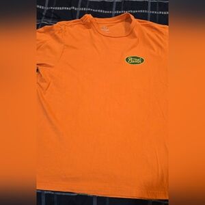Brixton Tailored Fit Orange Short Sleeve Large